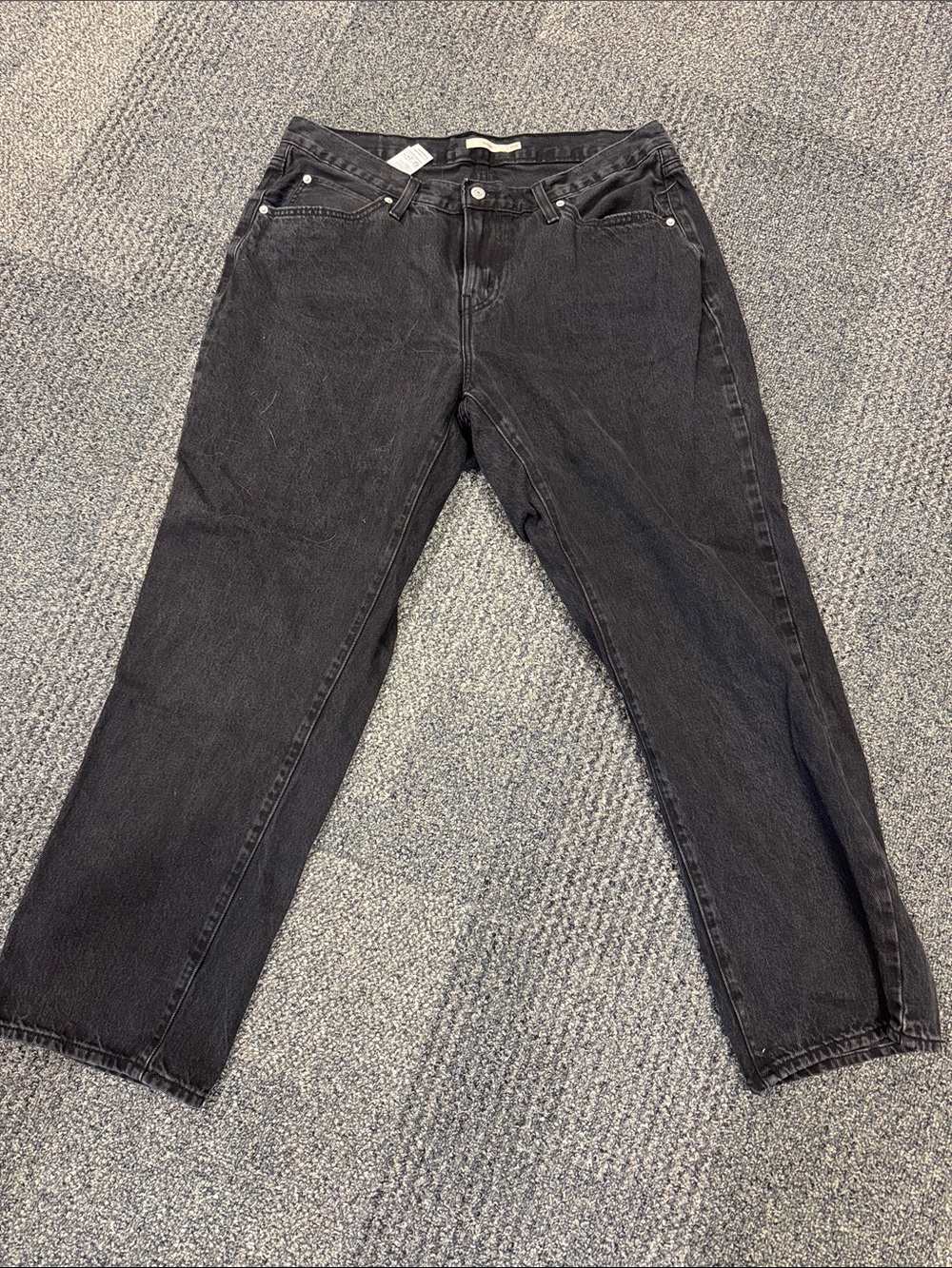 Levi's Men's Black Relaxed Straight Jeans